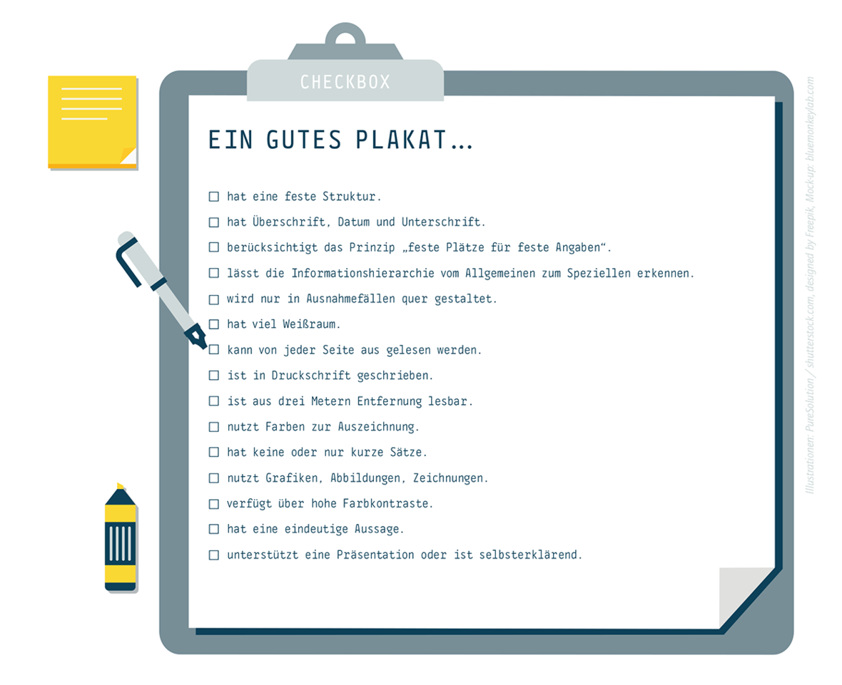 Plakat statt Medienfeuerwerk